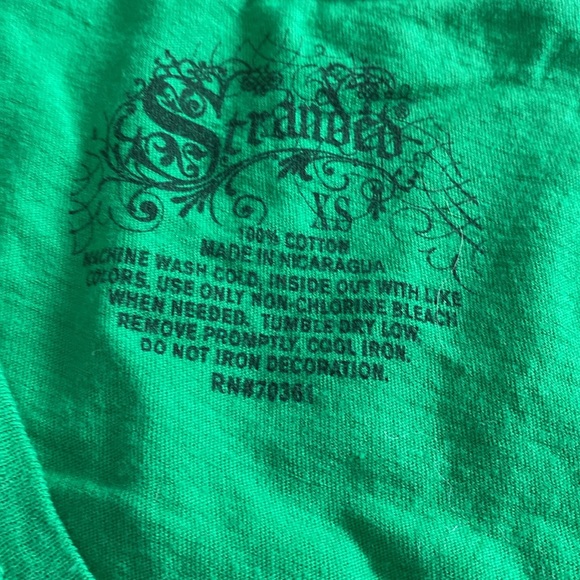 ST PATRICKS DAY LUCKY TEE shamrock clover Irish kiss me XS - Picture 2 of 5